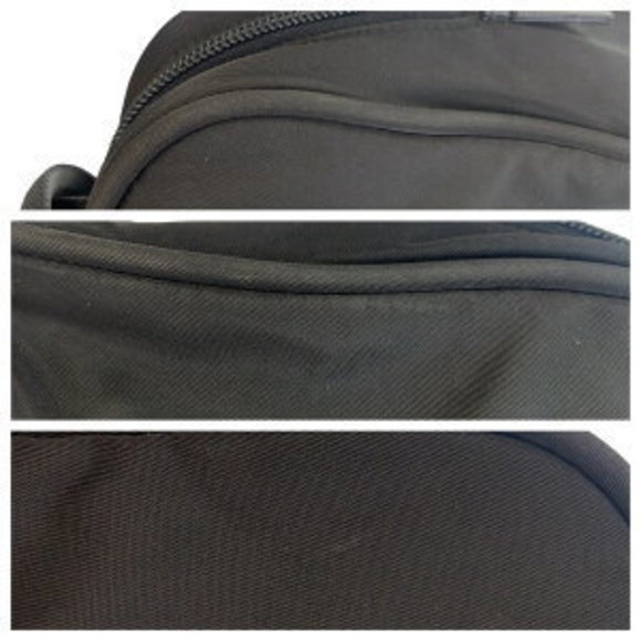 PRADA Tessuto triangular black nylon shoulder bag mini - Picture 7 of 9